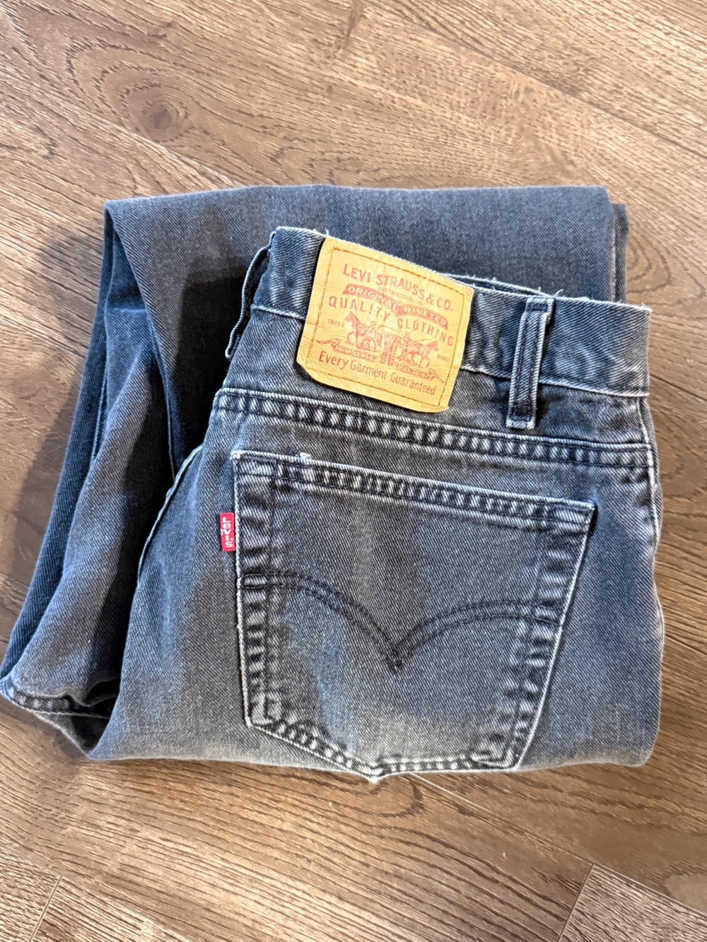 Levi’s Classic Men's Black Denim Jeans - Straight Fit